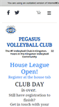 Mobile Screenshot of pegasusvolleyball.com